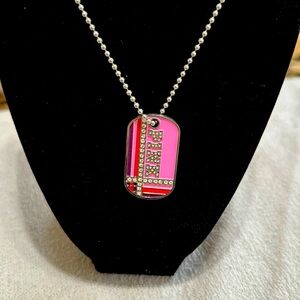 Victorias Secret PINK rhinestone necklace